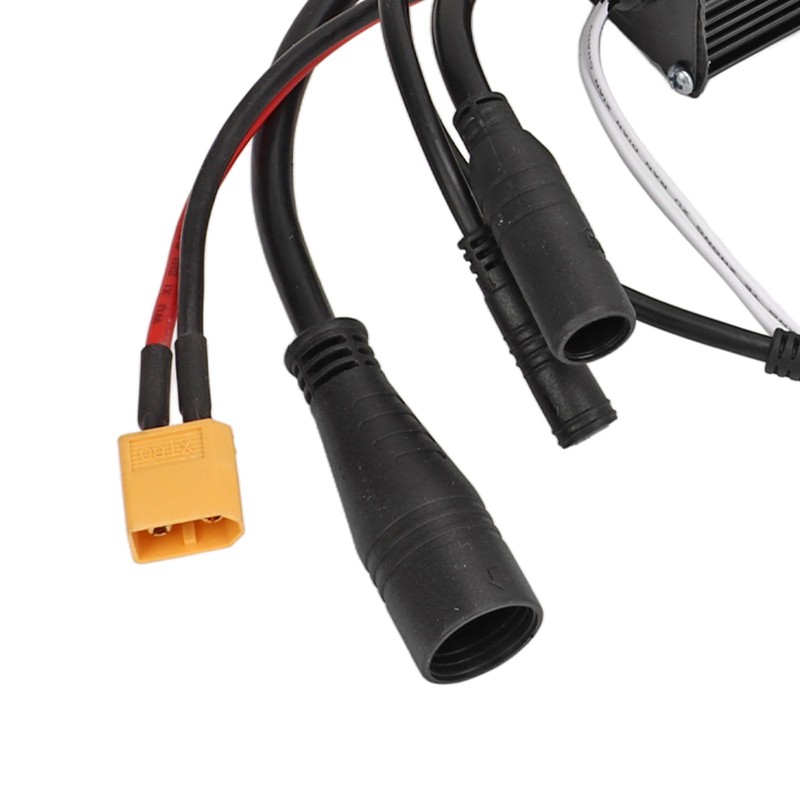 Emoshayoga Bicycle Speed ​​Controller, 30A Waterproof Connector 3 Mode Bike