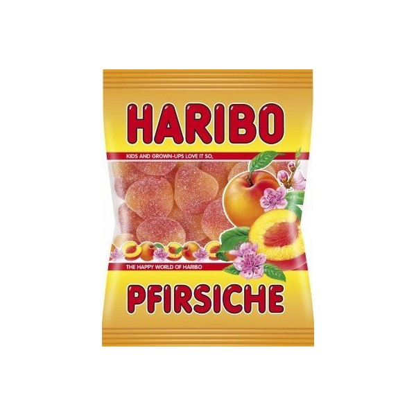 4x Haribo PFIRSICHE each Bag 200g (German Import)