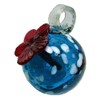 Generic Parasol Hummingbird Feeder Mini 3 Inch Droplet Hand Blown Recycled Glass (Asst32)