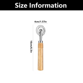 Ravioli Cutters, Pasta Cutter, Pastry Cutter Wheel, Lattice Pastry Cutter, Pasta Cutter Wheel for Kitchen DIY Dumpling Noodle Cookie Pasta Accessories(Silver)