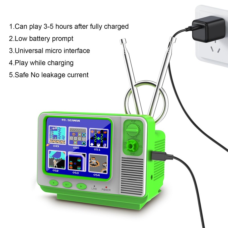 EASEGMER Handheld Games - GV300S 168 Classic Retro Video Game
