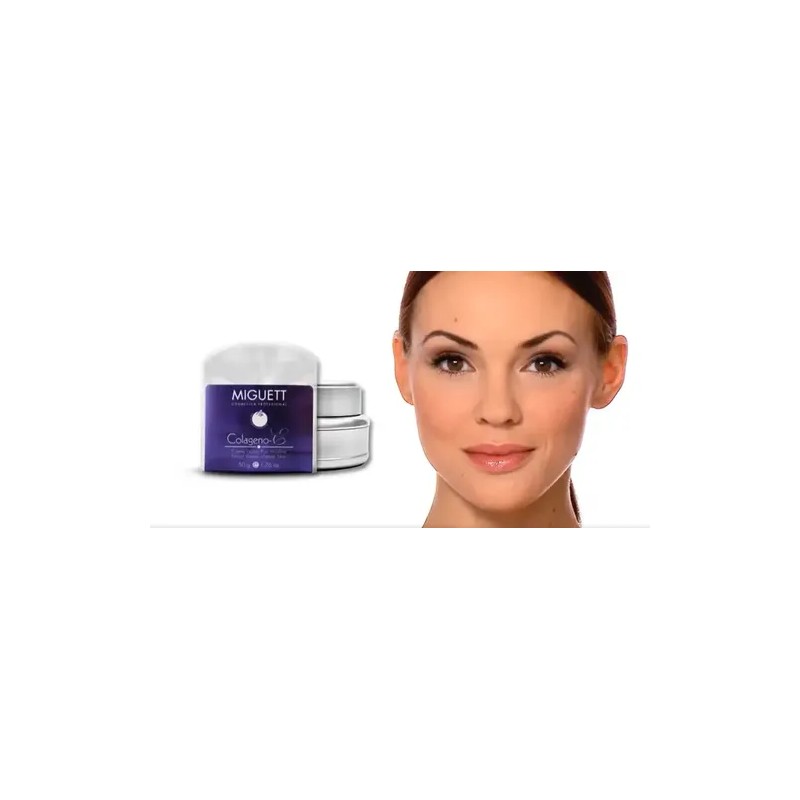 Crema Antiedad Miguett Colágeno y Elastina Piel Seca 45+ 100mL