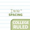 SUNEE Spiral Notebook, 1-Subject, College Ruled Paper, 8" x 10-1/2",