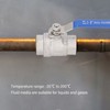 Full Port Ball Valve Stainless Steel Female Thread 3/4in 1000