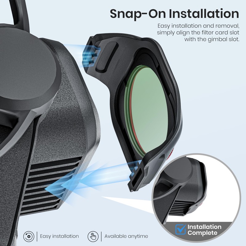 STARTRC ND/CPL Filter Set for DJI Mini 5 Pro Accessories,