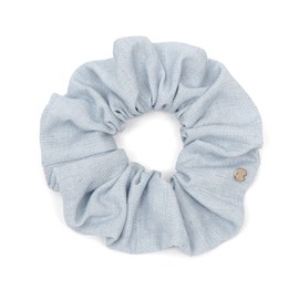 UNDERCONTROL Signature Gold Label Point Small Pleated Band Pop Color Scrunchie Headband Hairband Band Made in Korea 3 Colors, Sky, Medium