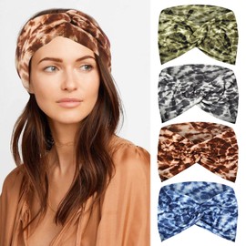 Women's Headband, Elastic Headscarf, Soft Headband for Yoga, Sports, Cosmetics