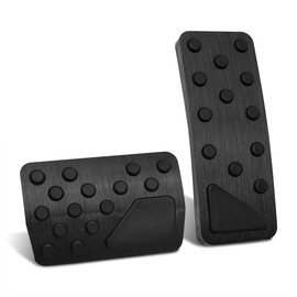 GZJUNFUGJ Stainless Steel Pad Compatible for Grand Cherokee (WK2) 2011-2021 Compatible for Durango 2011-2024 Brake Aaccelerate Gas Pedal Throttle Pad Cover Accessories