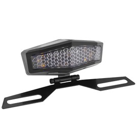 Aoling Motorcycle Tail Lamp 12V Small Turn Signal License Plate Position Lamp Integrated Function Motorcycle Rear Light with Wiring Control Compact Motorcycle Tail Light Tail Lamp Light Turn Signal