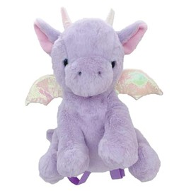 Unic UN-0302PU Kids Purple Dragon Nuigle Millick Size (H x W x D): Approx. 13.4 x 11.8 x 12.6 inches (34 x 30 x 32 cm), purple