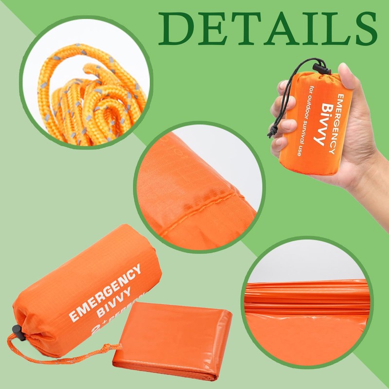 Bivvy Bag Survival Bag Emergency Blanket Emergency Bivvy Bag Survival