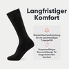 FM London Men's Smart Classic Socks, Black (Black), 39-45 (10