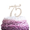 Decoración para tarta LINGPAR con cristales brillantes (75-oro), Dorado