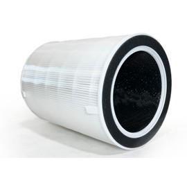 Nispira NDAP-01 NDAP-02 Air Purifier 3-in-1 True HEPA Activated Carbon Filter Replacement | Remove Smoke Odor 1,500 Sq. Ft | 3 Packs