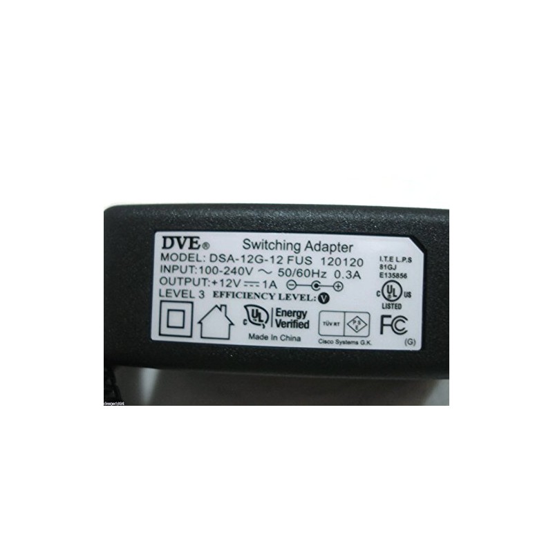 DVE Switching Adapter Model No. DSA-12G-12 FUS 120120