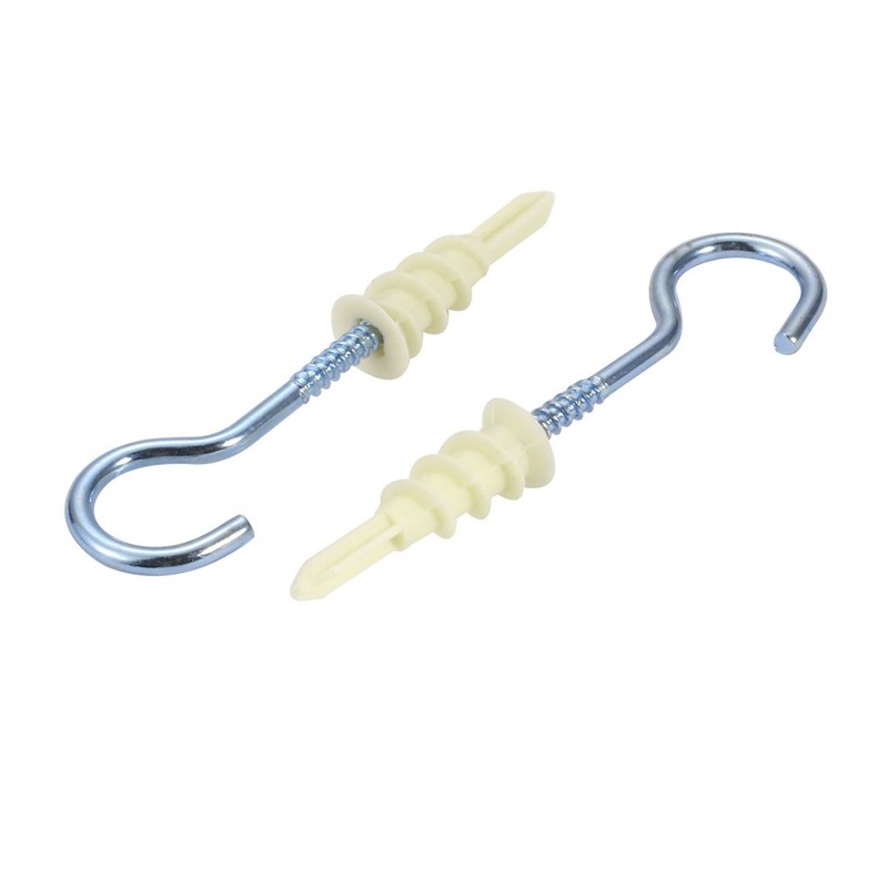 uxcell 5Pcs Self Drilling Drywall Anchor 16mm Inner Dia Zinc