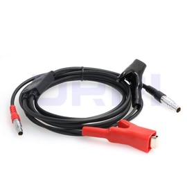 DRRI South S82 S86 GPS-PDL 5pin External Power LE52X Cable with Alligator Clips