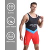 Men's Wrestling Suit Tight Sportswear One Piece Sleeveless Training Gym