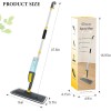 Nilehome Mops for Floor Cleaning, Microfiber Spray Mop with 400Ml