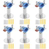 CertBuy 6 Pcs Stainless Steel Wall Mount Ceiling Mount Adjustable
