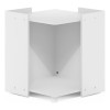 Furinno Peli Litter Box Enclosure in Solid White
