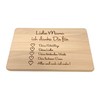 Laser Tattoo – Wooden Breakfast Board with German Engraving "Mama
