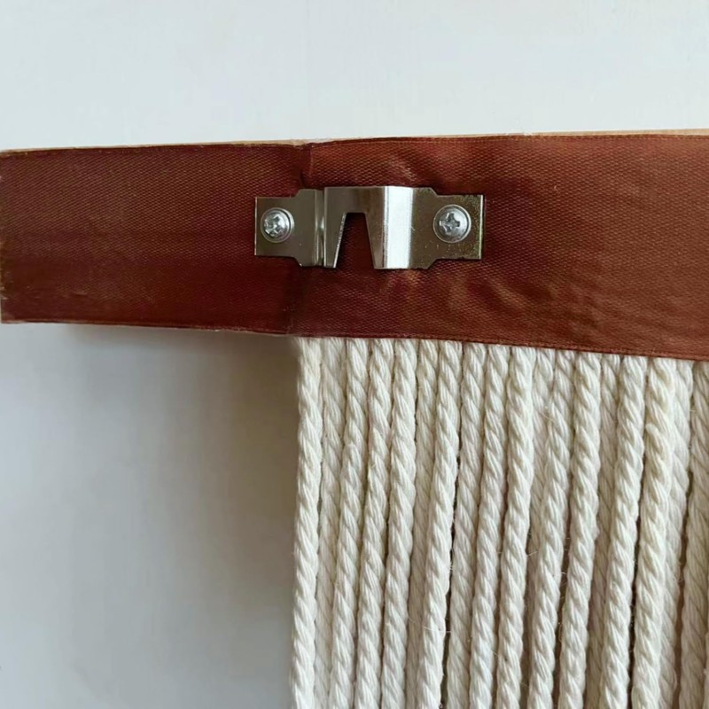 laddawan Extra Large Macrame Wall Hanging Dip-Dyed Tapestry Modern Wooden