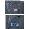 Mens Handkerchief 100% Soft Cotton Handkerchief Classic Plaid Pocket Squares