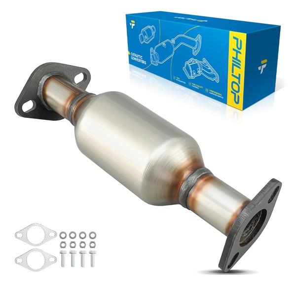 PHILTOP Rear Catalytic Converter Kit Direct-Fit Compatible with Hyundai Santa