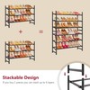 Tajsoon Expandable Shoe Rack for Closet 3 Tier, 28“-41“Adjustable &