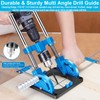 Portable Drill Guide, Multi Angle Drill Guide for Straight Holes,