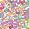 60 Pieces 24 Links of Wacky Track Fidget Toy Fidget