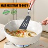 Silicone Spatula Turner Set of 3, Beijiyi 600°F Heat Resistant
