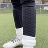 Kumosaka Shin Guards, Soccer, Football, Boxing - Black, Medium