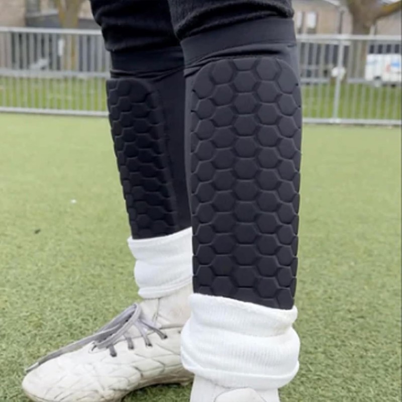 Kumosaka Shin Guards, Soccer, Football, Boxing - Black, Medium