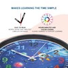 Kiddus Kid’s Wall Clock Analogue Time Teacher with Time Learning
