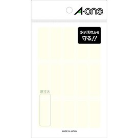 エーワン 透明保護ラベル ネーム・表示用 08380