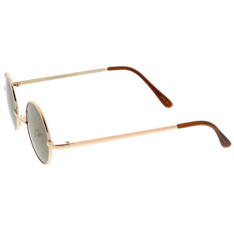 zeroUV - Retro Round Sunglasses for Men Women with Color