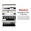 Harta Madera 2 Esmalteros Organizador Maquillaje Jugueteros Minimalista