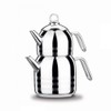 Korkmaz A091 Mega Teapot 4 Parts with Warranty Stainless Steel