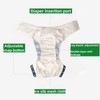 KUMUROETA Adult Cloth Diapers,Adjustable Incontinence Diaper with Snaps,Leak-Proof Cloth Diapers,Incontinence
