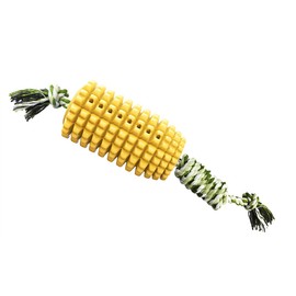 Juguete para Perro para morder en Forma de mazorca de maíz para Perros mordedores, Resistente e Indestructible con función de Limpieza Dental, IQ...  