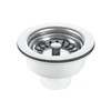 McAlpine BWSTSS 1�" Basket Strainer Waste-Stemball Plug, Chrome