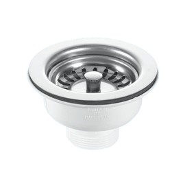 McAlpine BWSTSS 1�" Basket Strainer Waste-Stemball Plug, Chrome