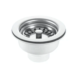 McAlpine BWSTSS 1�" Basket Strainer Waste-Stemball Plug, Chrome