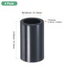 M METERXITY 4-Pack PVC Pipe Coupling Adapter, 1/2" Straight Coupling