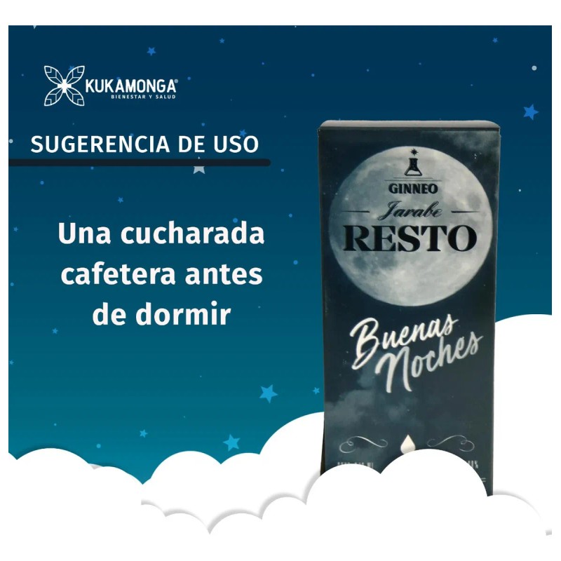 Jarabe Resto Buenas Noches | 220 ml |Sabor Canela |