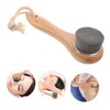 Ipetboom Nano Face Cleansing Brush Wood Handle Gentle Scrub Exfoliating