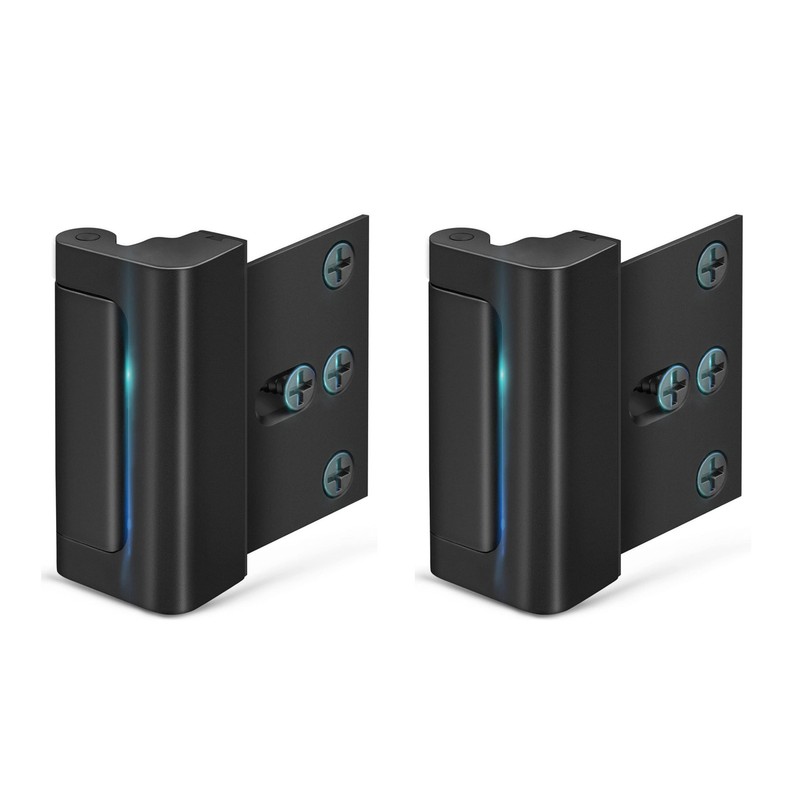 2 Set Door Security Lock Aluminum Alloy Collision Prevention Child
