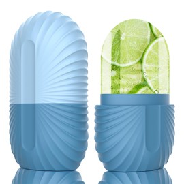 Ice Roller, Geepen Facial Ice Roller, Eye Ice Massage, Facial Treatment, Beauty Skin Care, Ice Compress, Shrinks Pores, Anti-Ageing Wrinkles, Tightens Dark Rings, Reduce Muscle Soreness